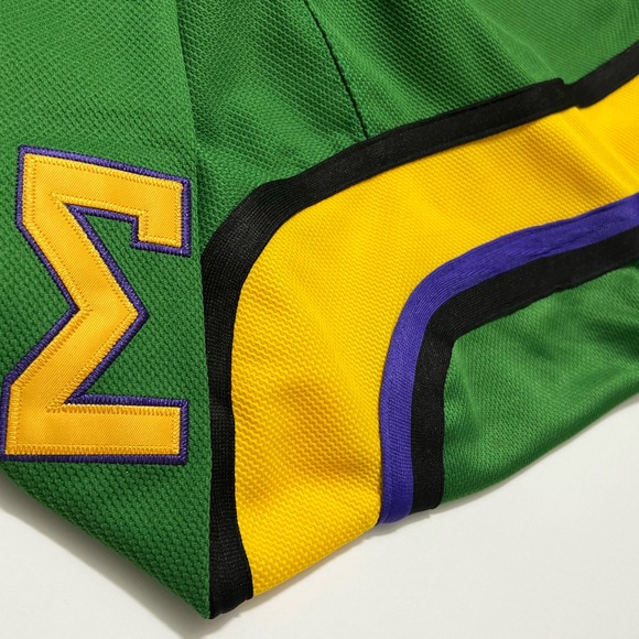 Authentic Charlie Conway Mighty Ducks Hockey Jersey XL Embroidered Fight Strap - Picture 6 of 10